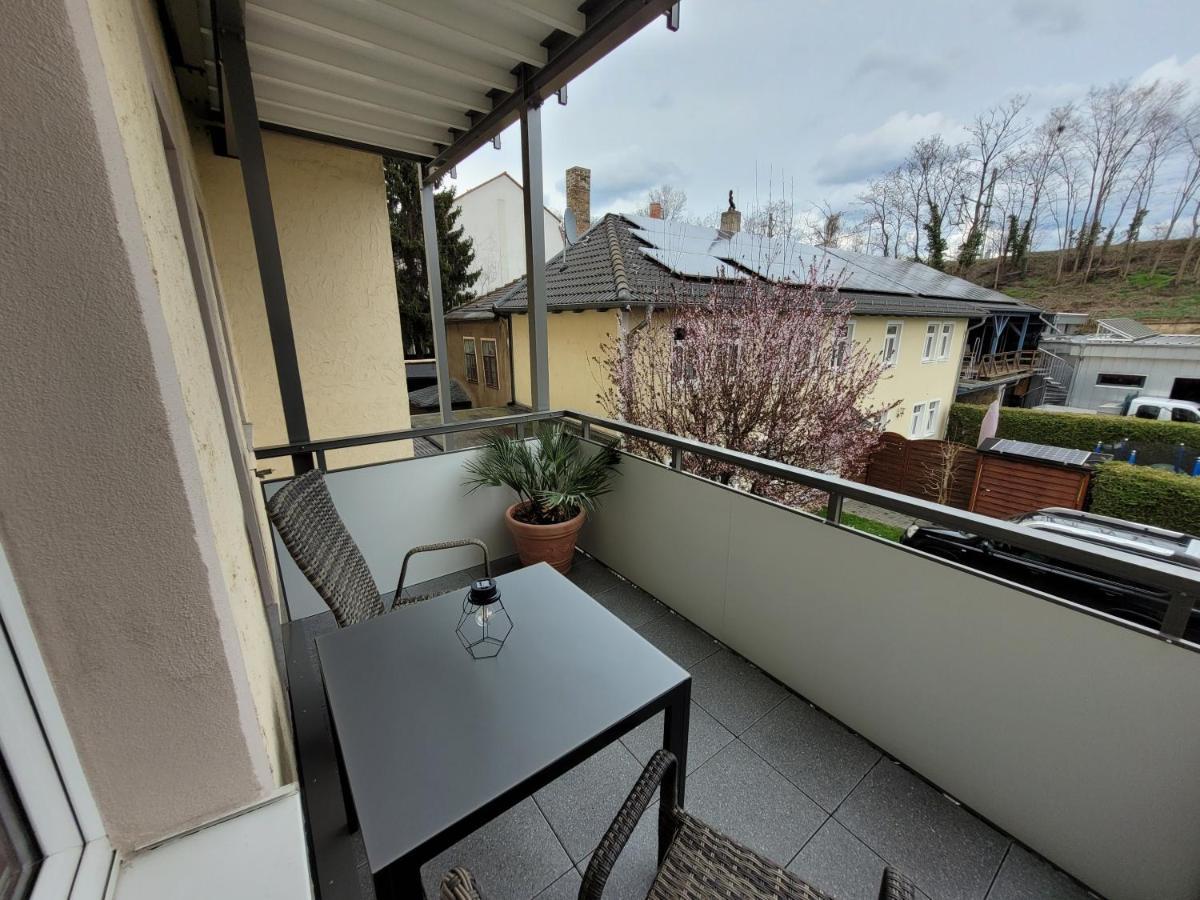 Ferienwohnung Oder Studio Dresden-Neustadt Inkl Parkplatz Mit Balkon Oder Terrasse Luaran gambar